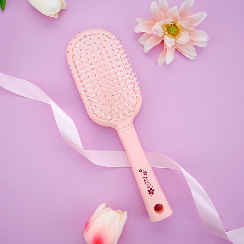 Mini Air Cushion Detangling Hairbrush – Anti-Static Massage Comb