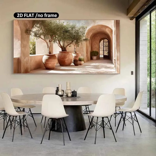 2D Flat Unframe Canvas Art, for Modern Living Rooms, Bedrooms Home Decor, This Realistic Fashion Mural Design Makes A Great Gift Peaceful Pleasures Health and Wellness