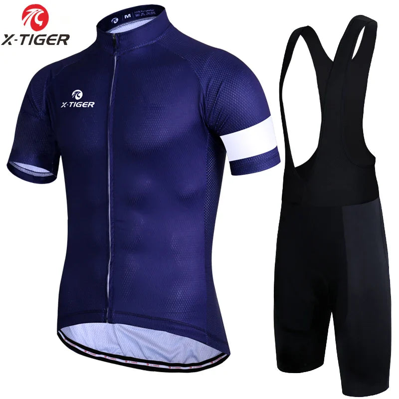X-TIGER Men's MTB Cycling Jersey | Breathable Quick-Dry Bike Shirt