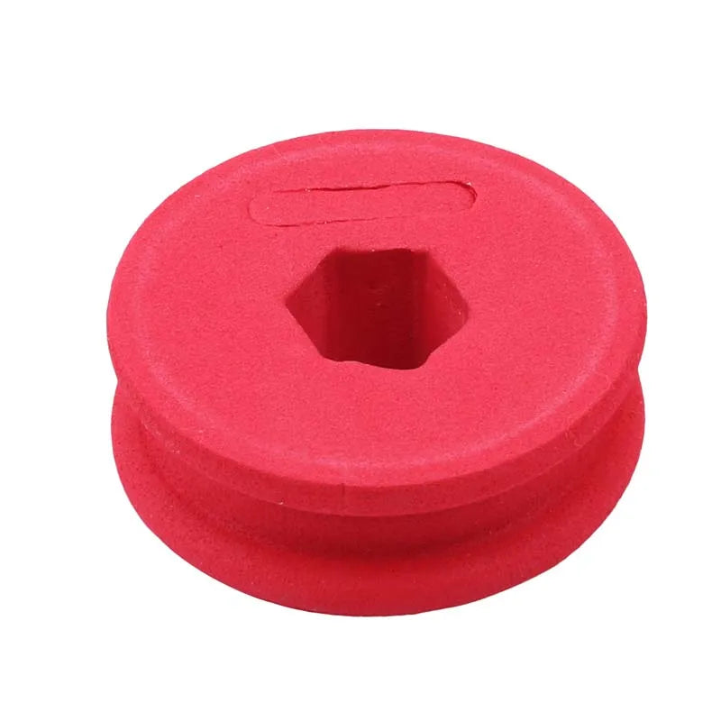 Fishing Line Spool Storage Box 8/16 Slots Clear Fishing Line Organizer Case with Foam Inserts Fishing Tackle Accessories Peaceful Pleasures Health and Wellness