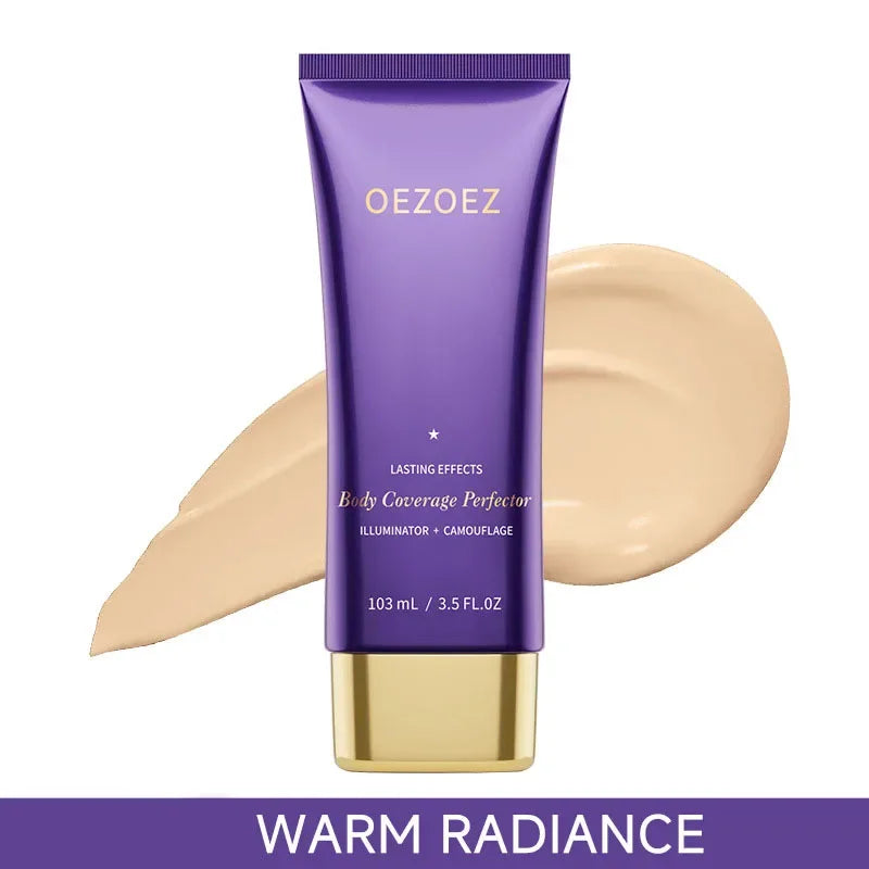 Body Coverage Perfector+ Buffer Brush - Flawless Body Makeup, Concealer for Scars, Spots, Veins, Tattoos and More Blend Cosmetic Peaceful Pleasures Health and Wellness WARM RADIANC