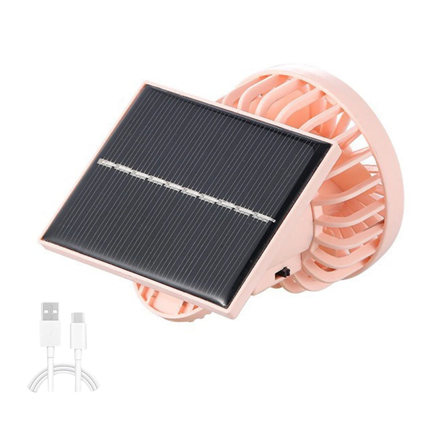 VODOOL Solar Clamp Fan – Portable Hands-Free Outdoor Fan