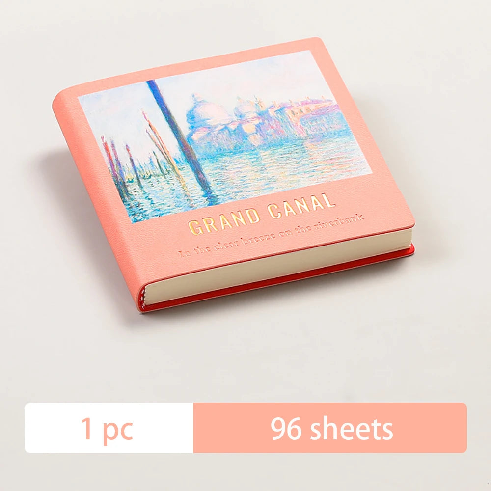 96 Sheets Mini Drawing Book Oil Painting Square Portable Blank