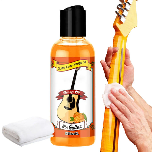 Guitar Fretboard Oil Cleaning Kit 120ml – Wood Conditioner Guitar Care Kit Peaceful Pleasures Health and Wellness