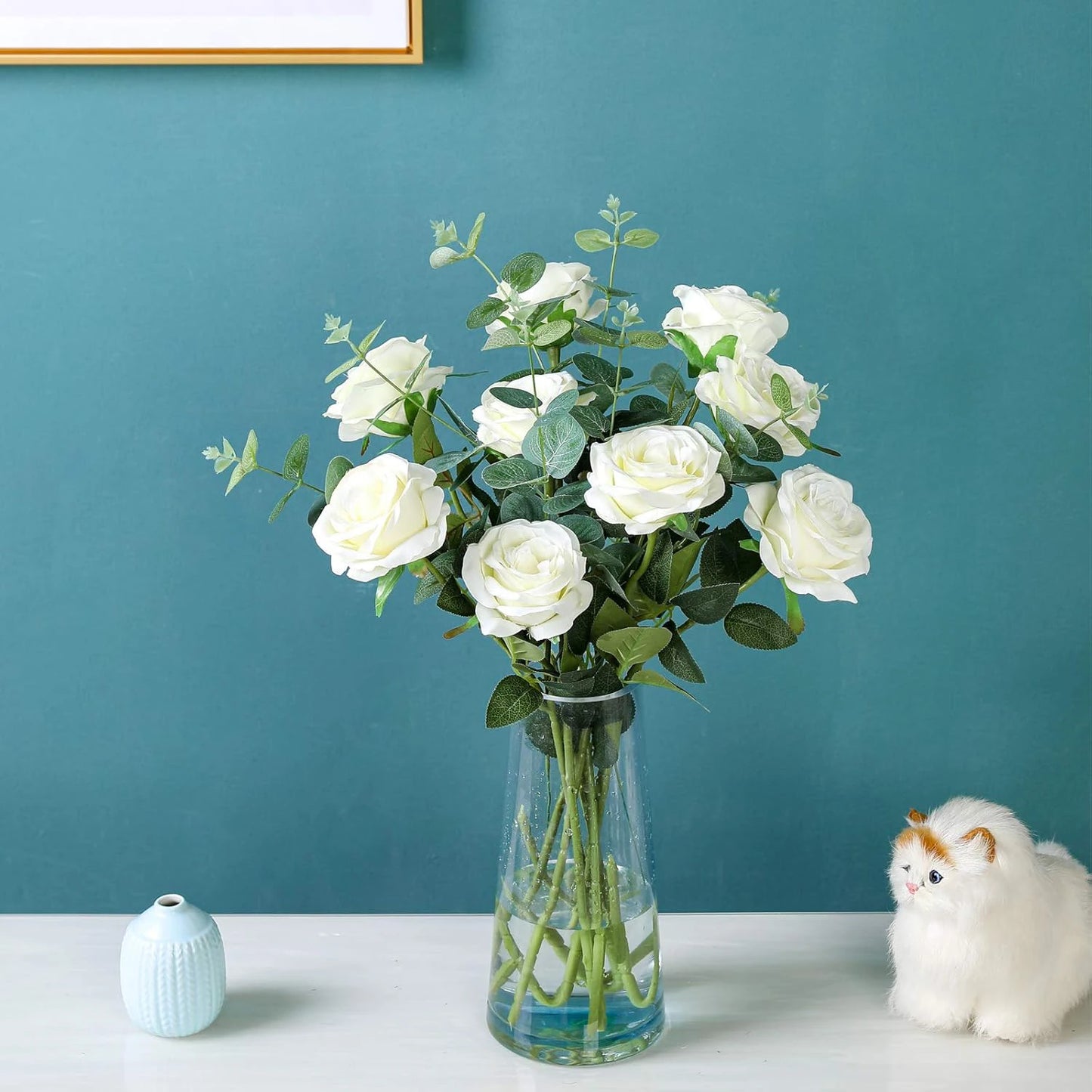 Faux Silk Rose Bouquet | Wedding, Home & Party Décor