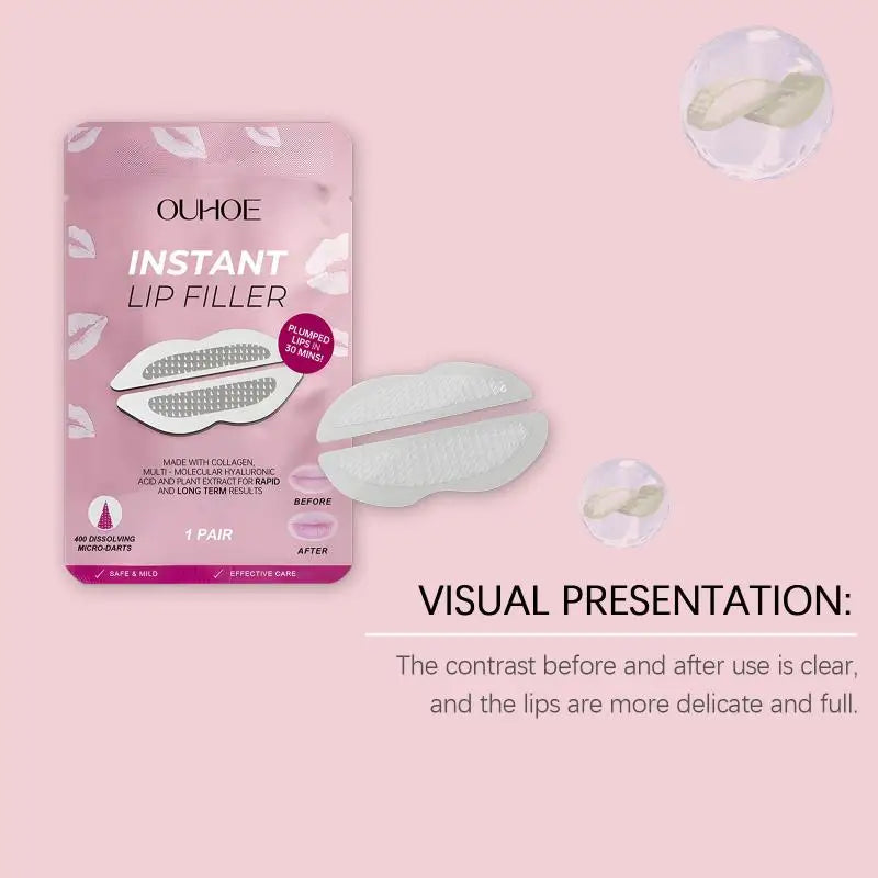 Hyaluronic Acid Lip Patches – Plump, Firm & Smooth | AQTOCNA
