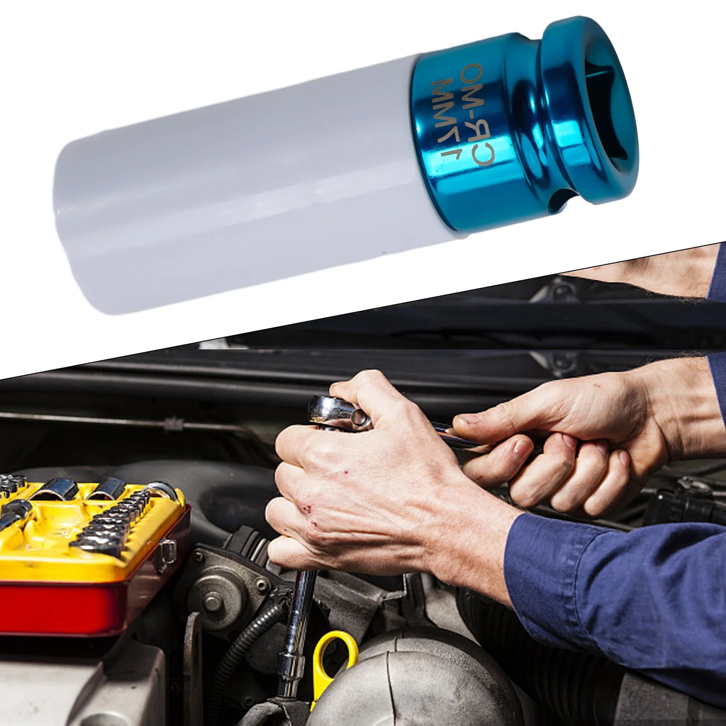 Colorful Socket Wrench Sleeve Tire Protection Repairing Tool Deep