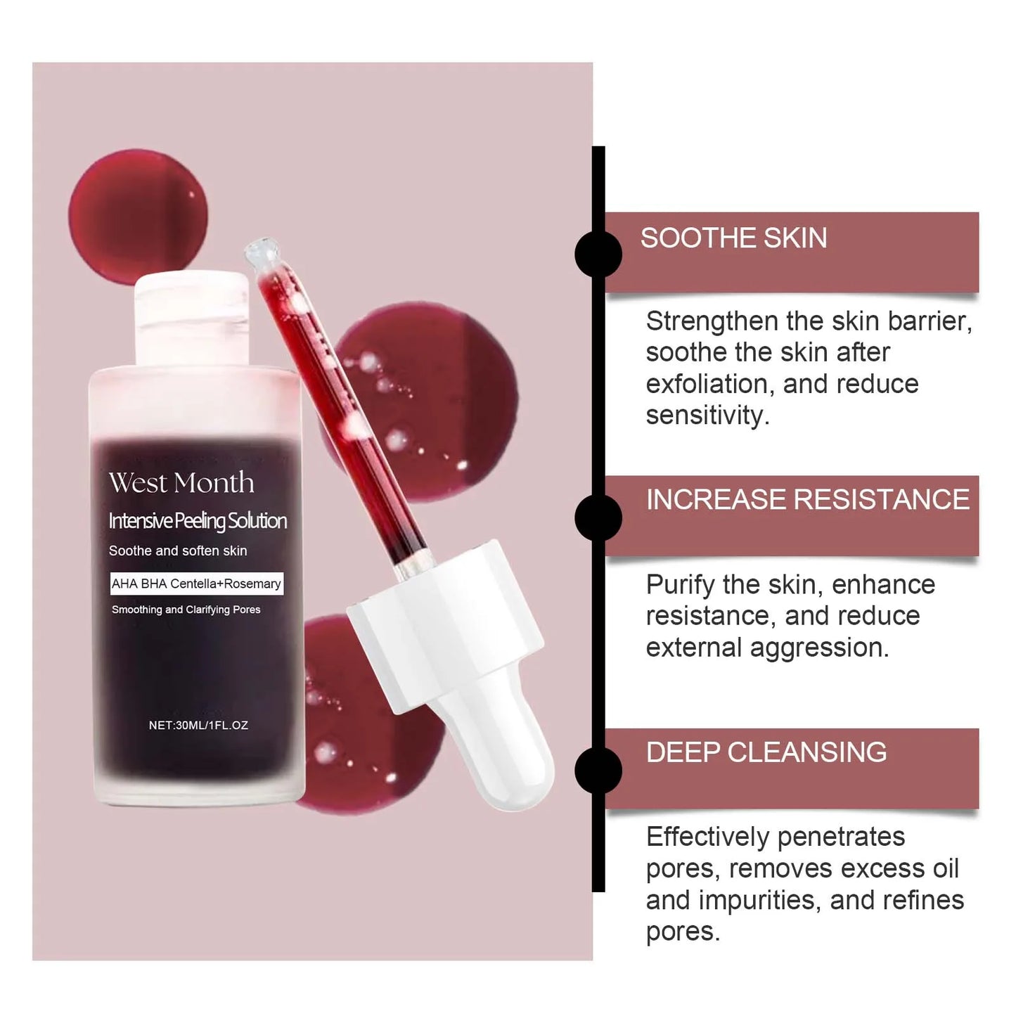 Salicylic Acid AHA Peeling Serum – Exfoliate & Brighten Skin