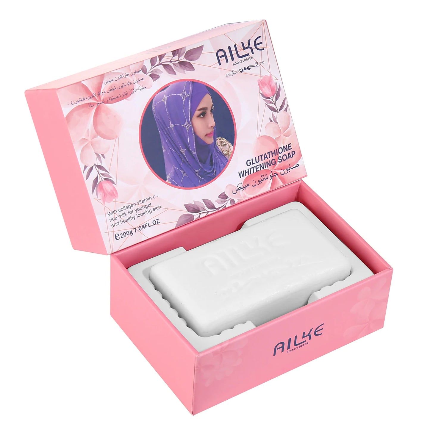 AILKE Vitamin C Brightening Soap | Glutathione & Collagen 200g