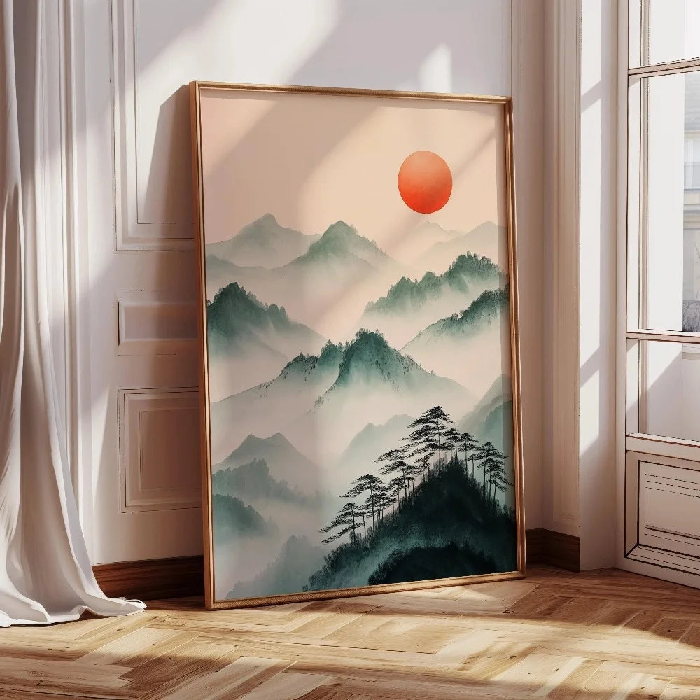 Japanese Tree Art Canvas Printing Japanese Home Decoration Digital Download Living Room Bedroom Wall Art Decoration Gift Poster Peaceful Pleasures Health and Wellness DA5594 20x30cm