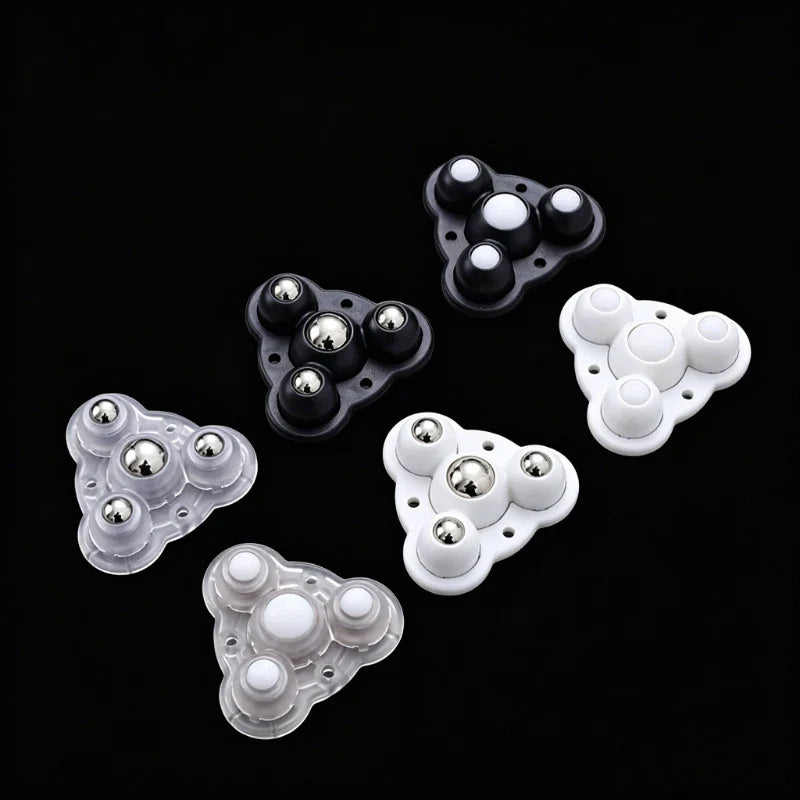 4-Pack Self-Adhesive 360° Swivel Mini Caster Wheels for Furniture