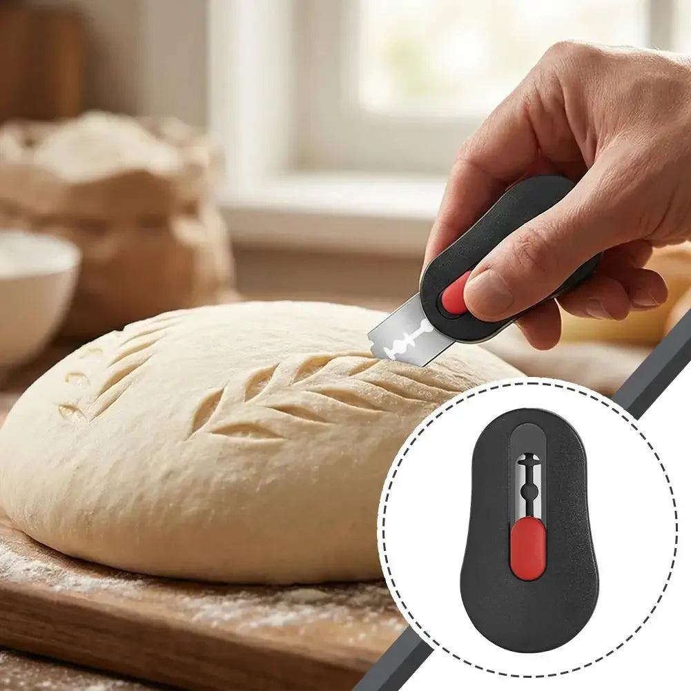 Homemade Bread Tool Set - 5-20mm Adjustable Thickness Manual Bread Cutter + Dough Scribing Tool + Bread Clamp Bakery Supplies Peaceful Pleasures Health and Wellness