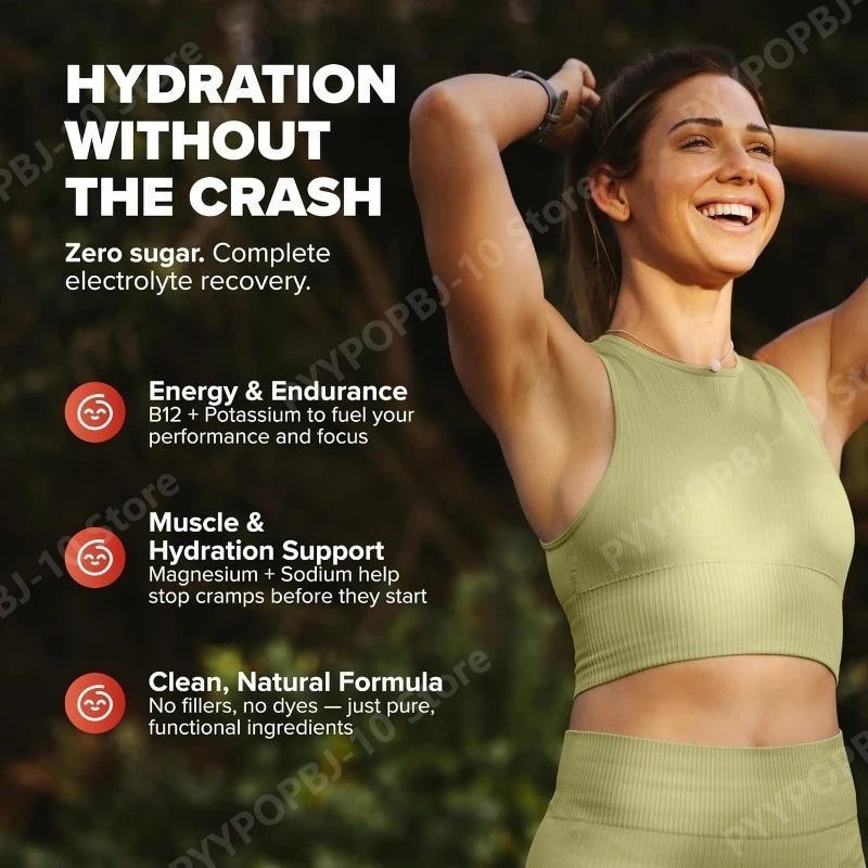 Sugar-Free Watermelon Electrolyte Mix | Na K Mg Ca Travel Jar