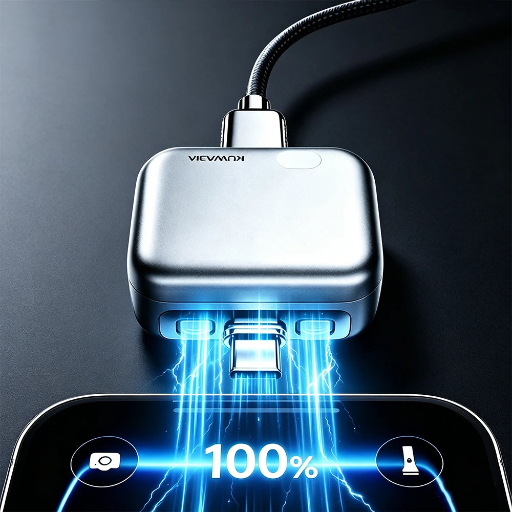 Smart Type-C Auto Cut-Off Charging Adapter | Safe Overnight Smart Charging Adapter Peaceful Pleasures Health and Wellness