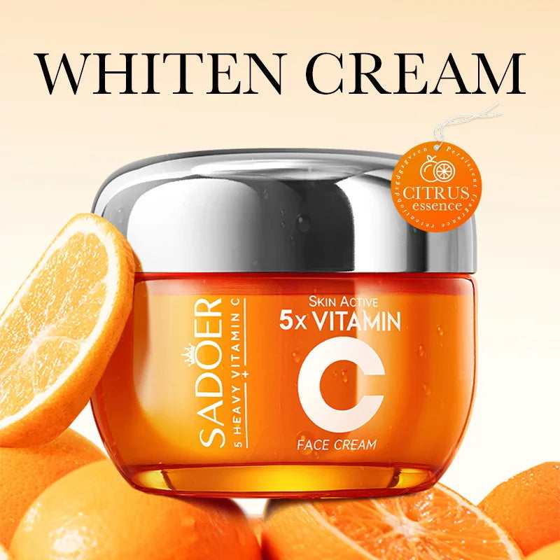 SADOER Vitamin C Face Cream – Brightening Firming Moisturizer
