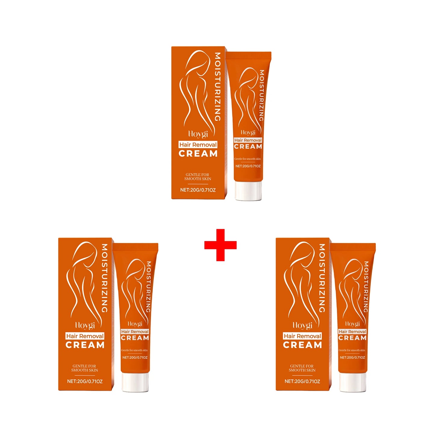 Facial Hair Removal Cream for Chin, Upper Lip, Gentle Painless Depilatory Cream No-Irritation Reduce Redness Smooth Skin Care Peaceful Pleasures Health and Wellness 3pcs