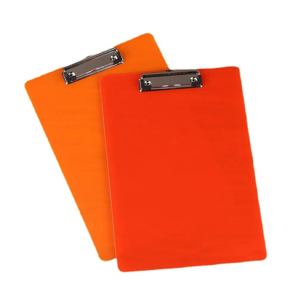 With Low Profile Gold Clip A4 Writing Clipboard Writing Sheet Pad Document Folder A4 Paper Organizer Translucent Writing Tablet Peaceful Pleasures Health and Wellness