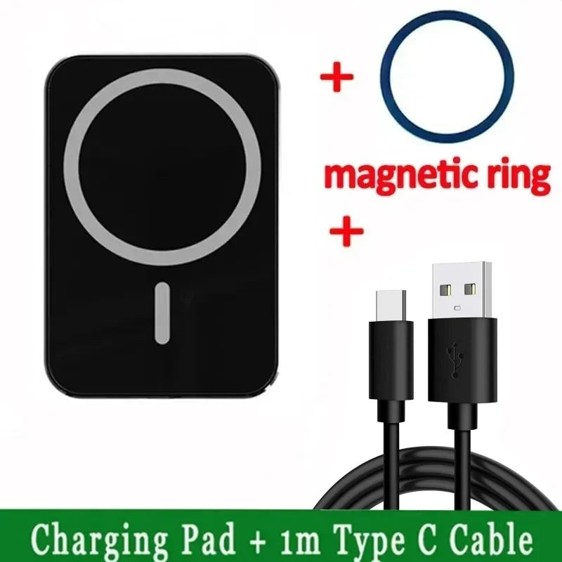 Magnetic Wireless Car Charger Air Vent Mount | iPhone 12–17