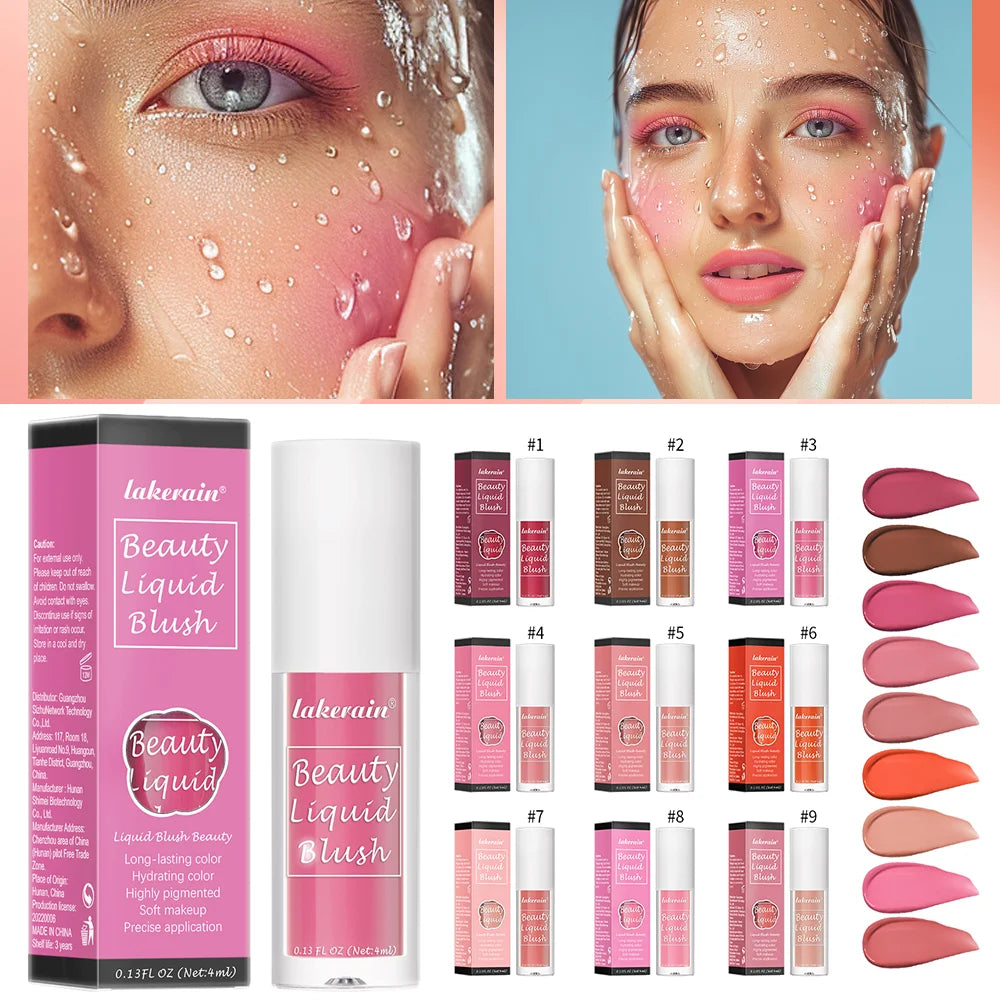 Velvet Matte Liquid Blush – Waterproof Cheek Tint 4ml Liquid Blush Peaceful Pleasures Health and Wellness