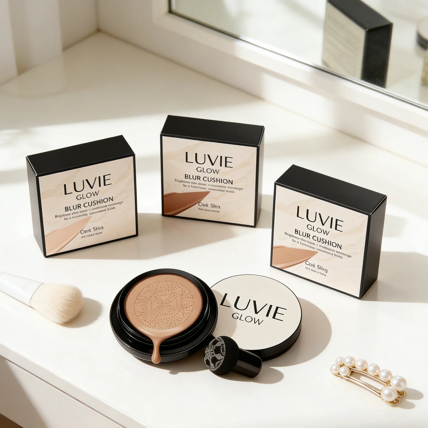 Mushroom Head Air Cushion CC Cream Foundation – Concealer & SPF