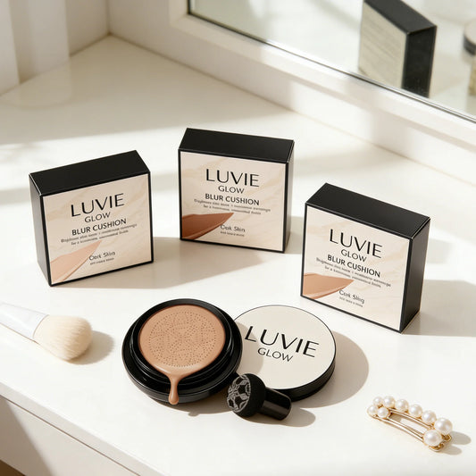 Mushroom Head Air Cushion CC Cream Foundation – Concealer & SPF Cushion CC Foundation Peaceful Pleasures Health and Wellness