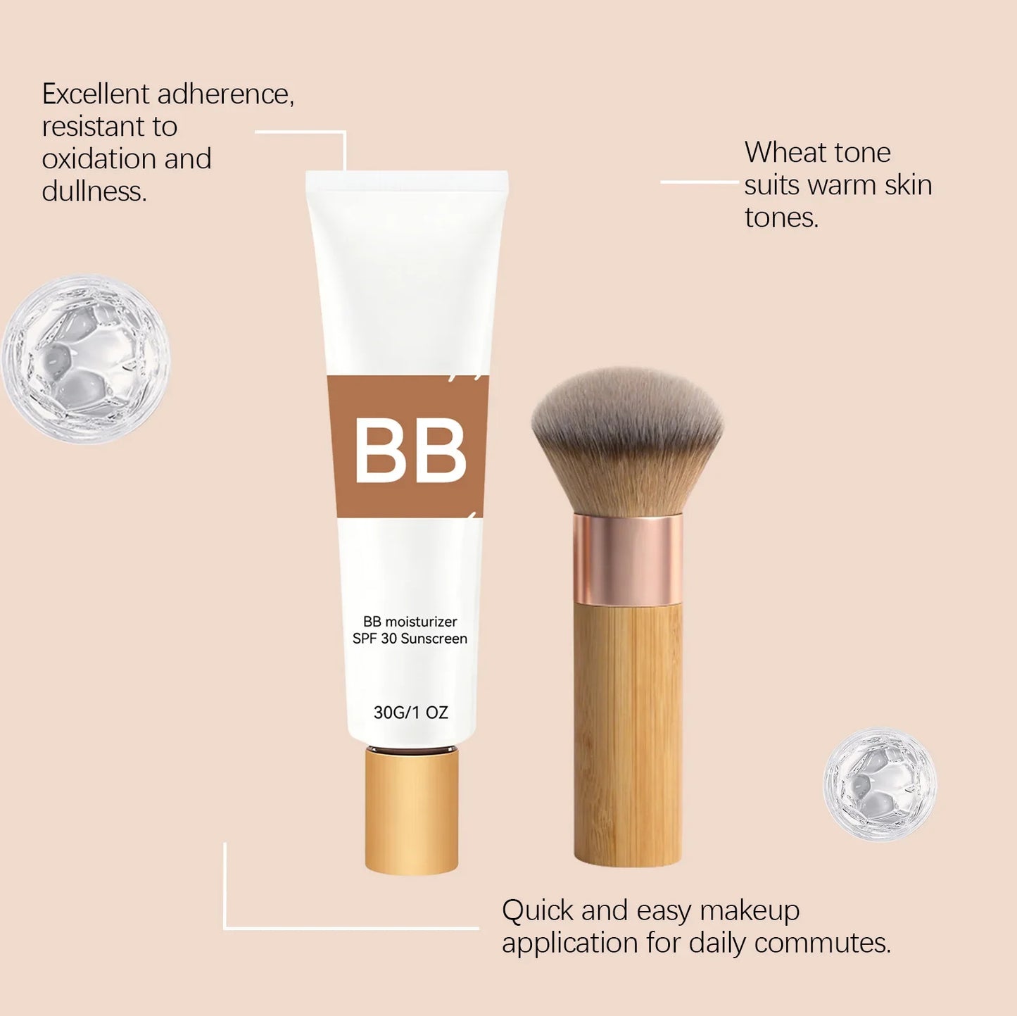 SPF 30 PA+++ Sunscreen BB Cream – Concealer & Foundation Kit