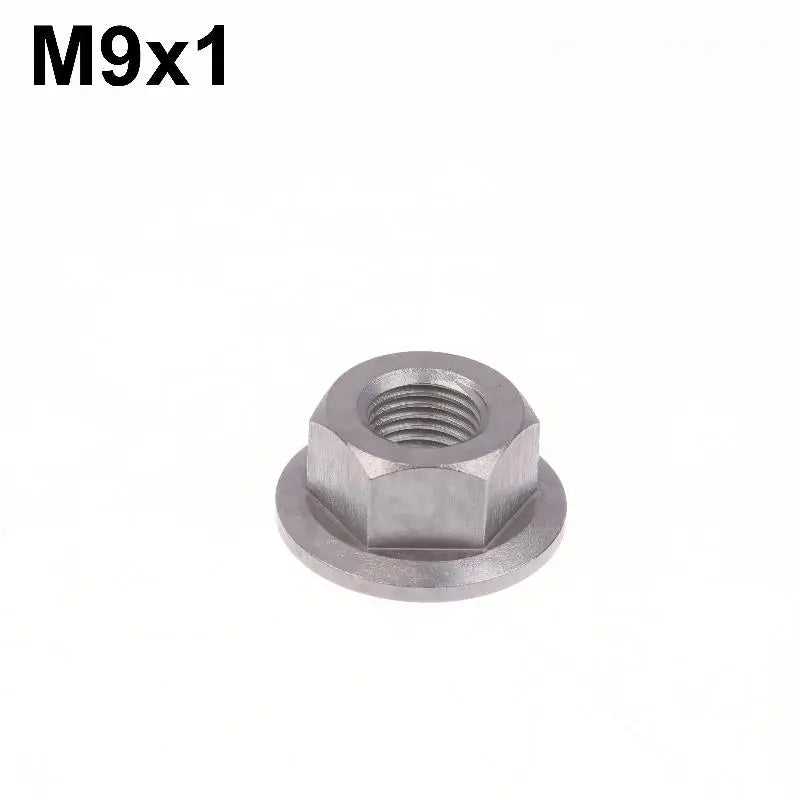 New 1PC Motorcycles Titanium Hex Flange Hexagon Nuts M5 M6 M8 M9 M10 M12 For Motorcycles And Motorbikes Peaceful Pleasures Health and Wellness A4