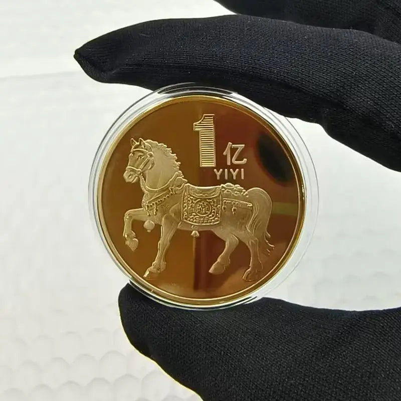 2026 Chinese New Year Horse Lucky Coin | 40mm Metal Collectible