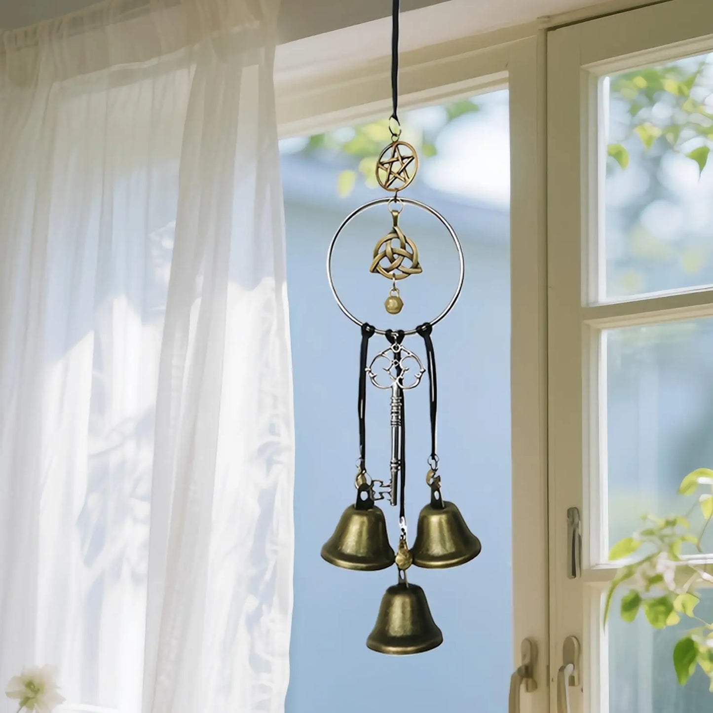 Handmade Witch Bells Wind Chime | Window & Door Décor