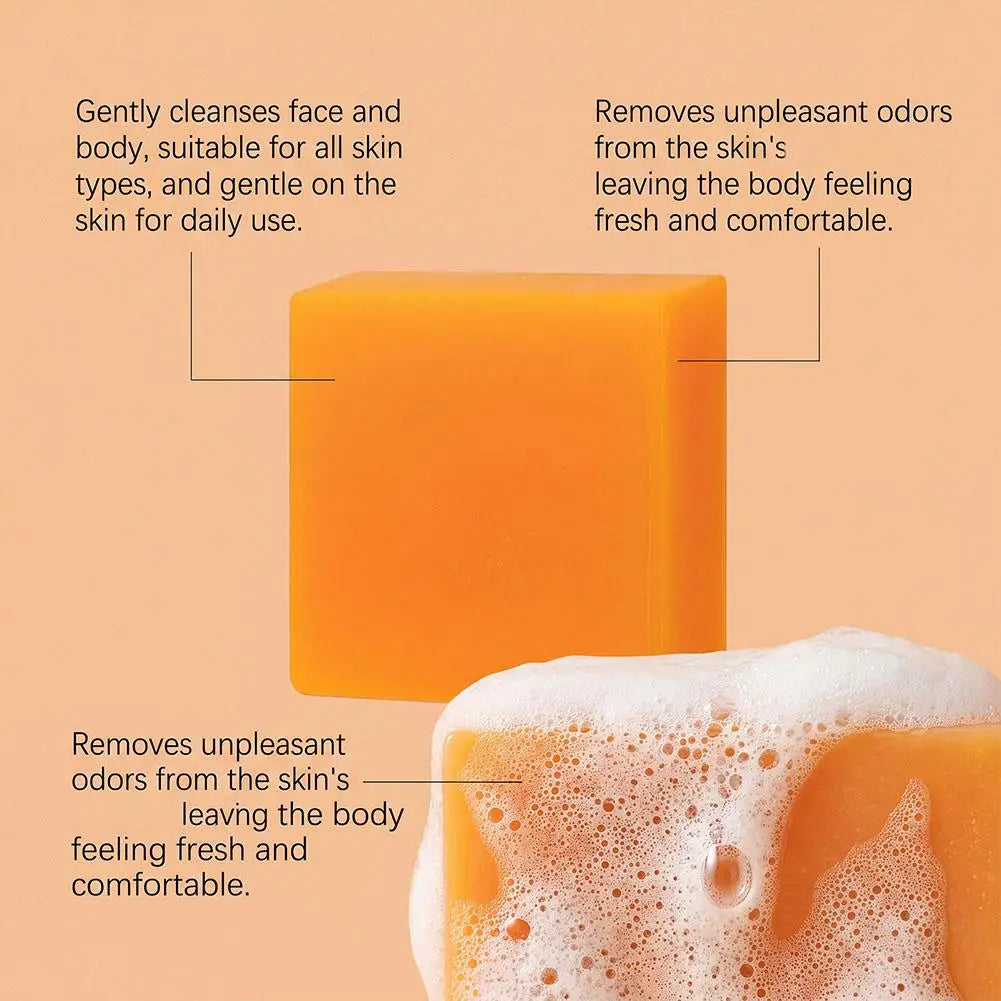 Persimmon & Green Tea Handmade Soap Bar – Face & Body