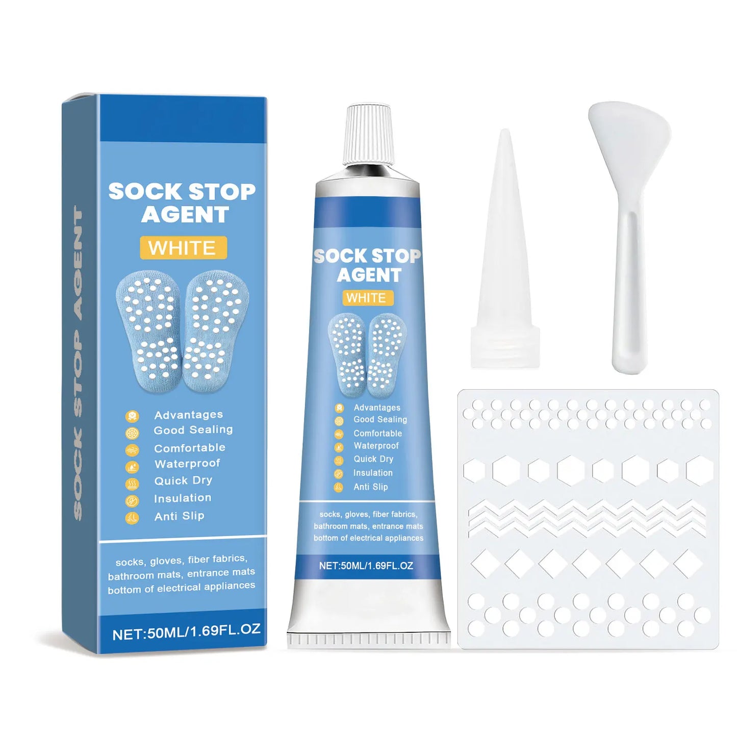 Anti-Slip Sock Stop Glue | Heel & Sole Protector 50ml