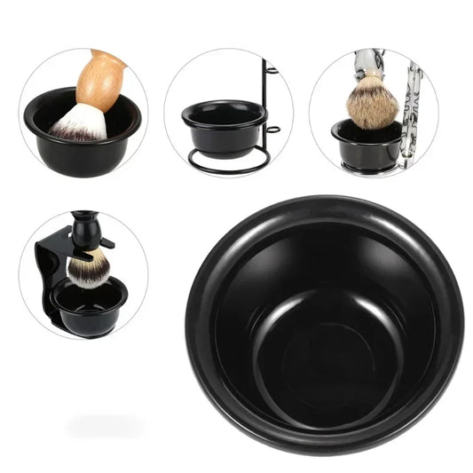 Men's Shaving Soap Bowl – Plastic Lather Mug for Brushes Shaving Soap Bowl Peaceful Pleasures Health and Wellness