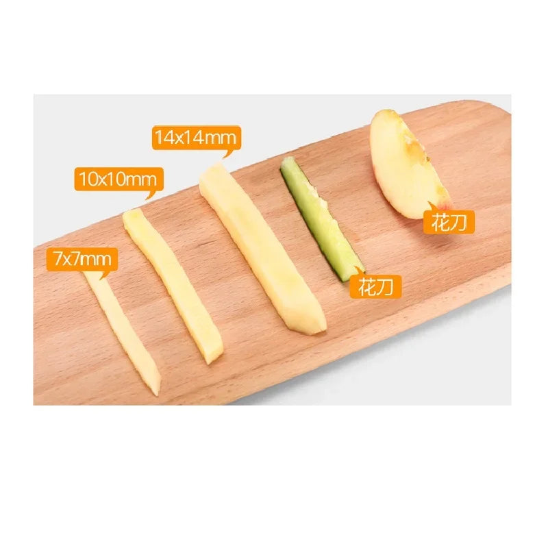 Chips Cutter Parts Stainless Steel Fries Machine Accessories French Fry Potato Chips Cutters 4 Blades Size For Choice Peaceful Pleasures Health and Wellness