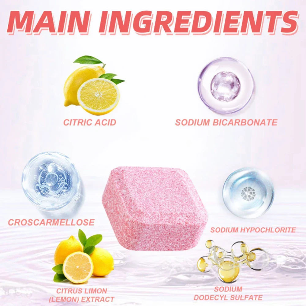 Toilet Cleaning Effervescent Tablets – Stain & Odour Remover