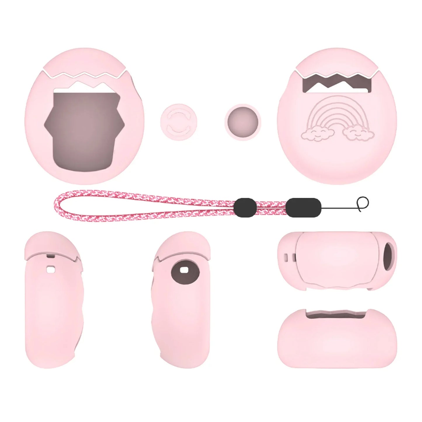 Silicone Case with Thumb Grips & Lanyard – Tamagotchi Paradise
