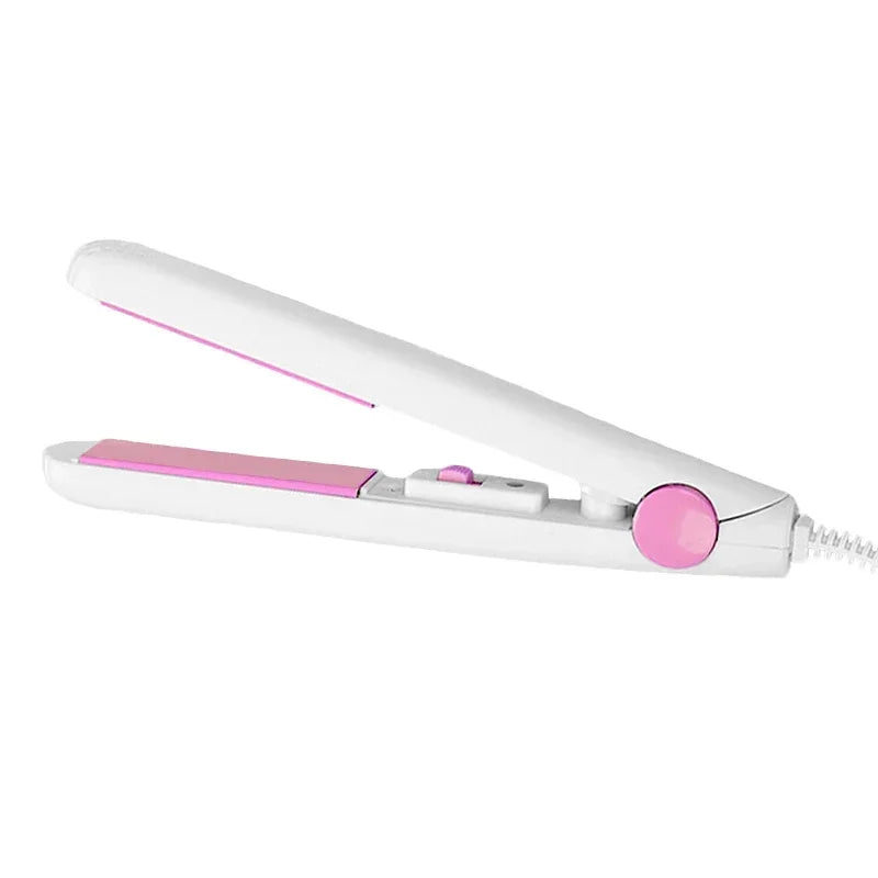 Mini Curling Iron – Pink Ionic Tourmaline Ceramic Hair Styler