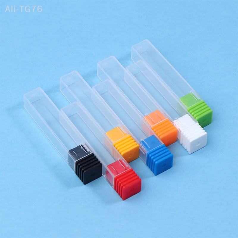 10-Pack Nail Drill Bit Storage Boxes | Clear Organizer Cases
