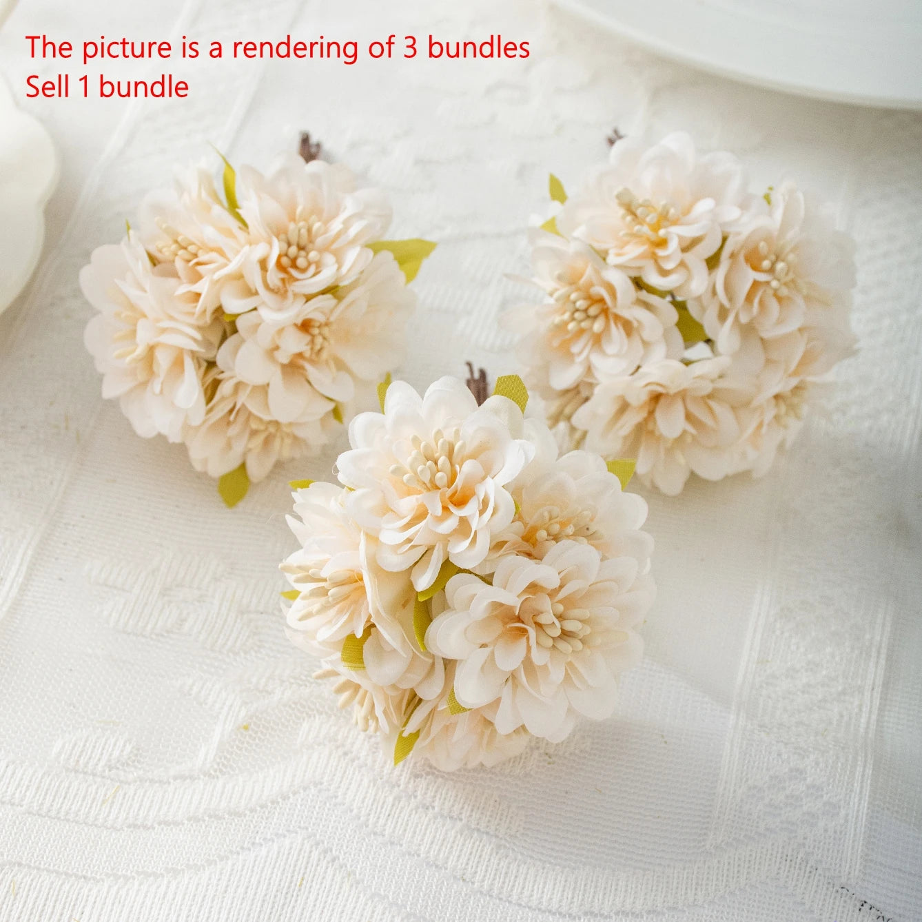 Artificial Silk Mini Rose Bouquets | Wedding & Home Décor