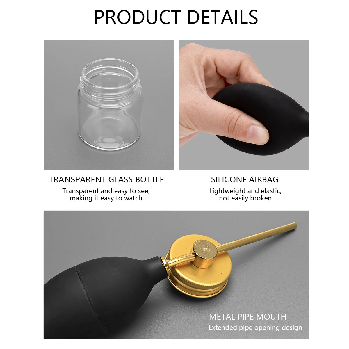 Salon Hair Powder Spray Bottle Building Fiber Talcum Applicator Refillable Portable Container Barber Styling Sprayer Accessories Peaceful Pleasures Health and Wellness
