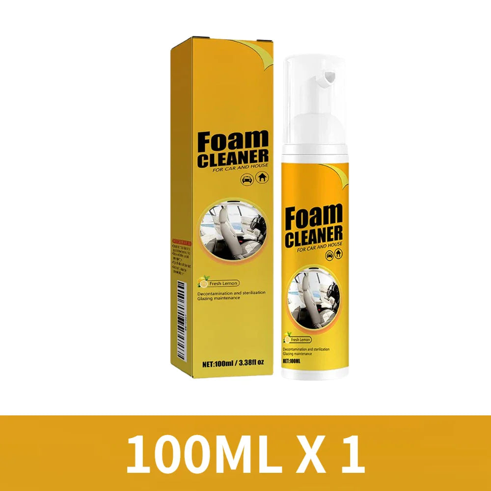 Car Interior Foam Cleaner Spray – Seats, Dashboard & More