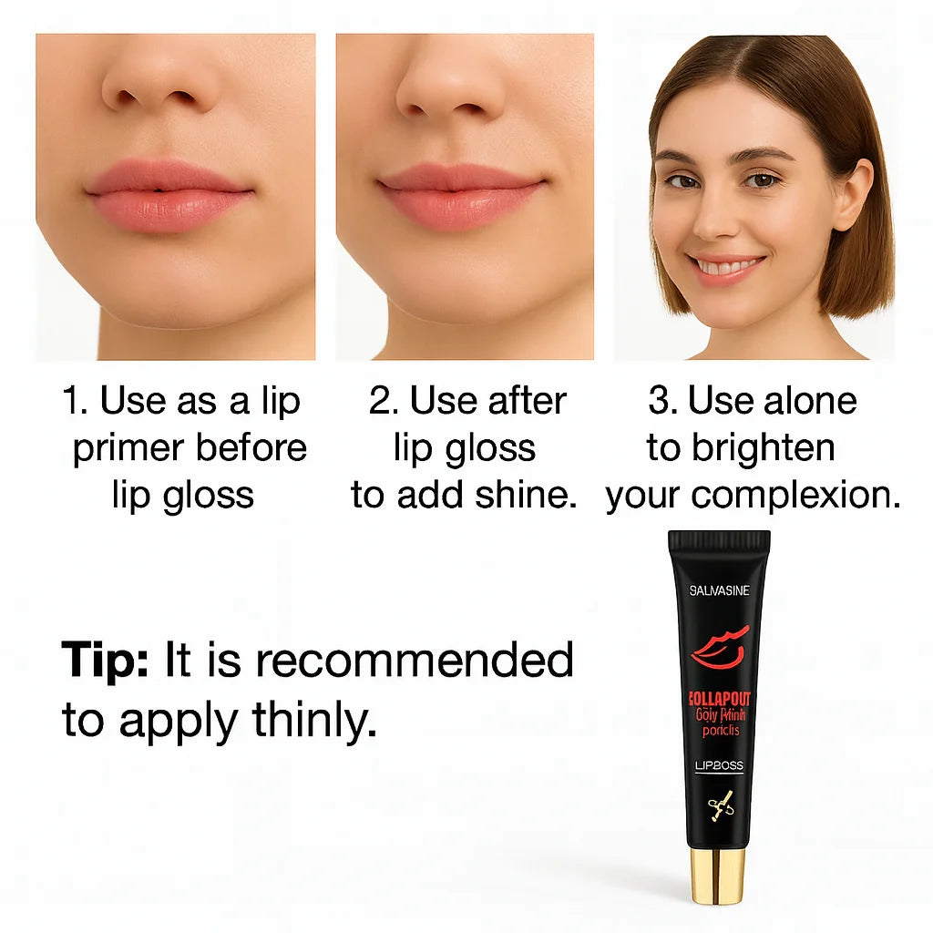 Luxury Lip Gloss, Lip Booster Serum, Natural Lip Oil Plumper, Hydrating and Nourishing Lip Oils,Berry Flavor,20ml Peaceful Pleasures Health and Wellness