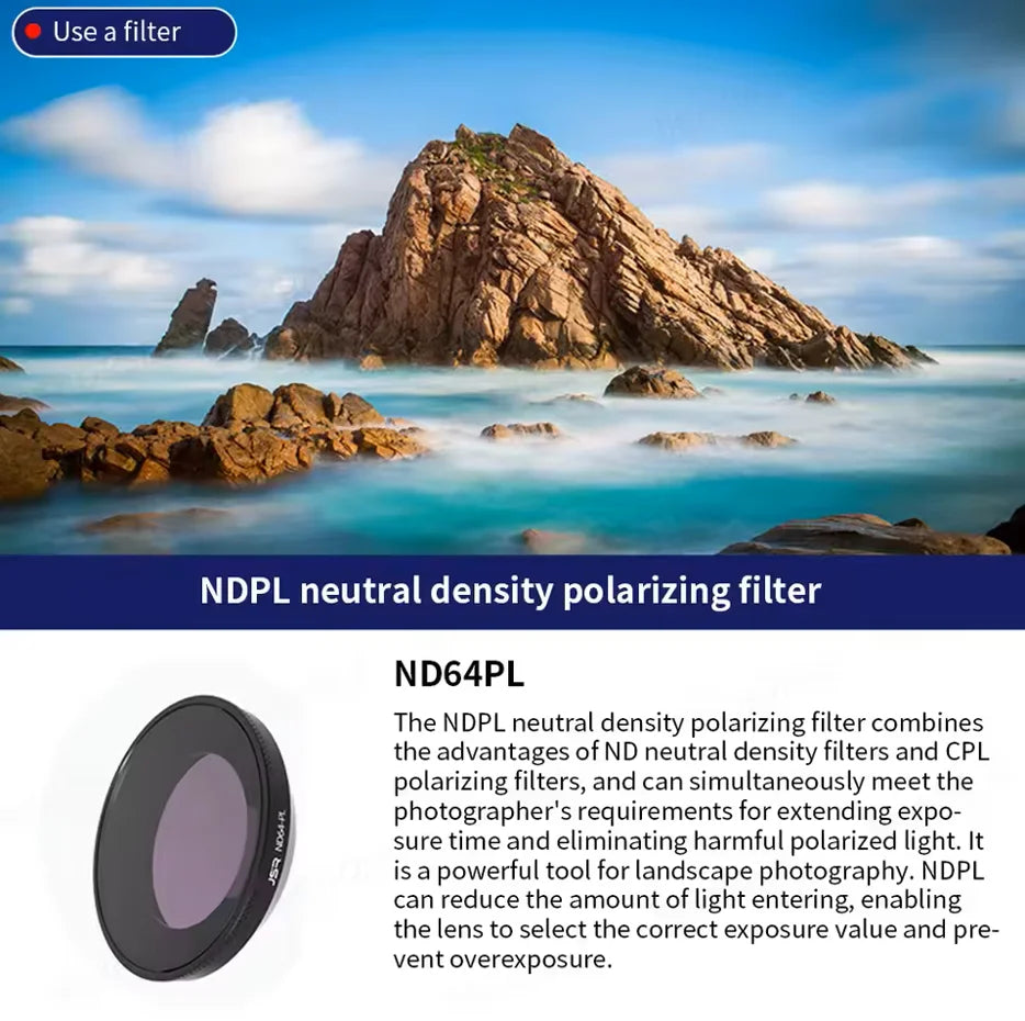 Insta360 GO Ultra Lens Filters – UV CPL ND Star Optical Glass