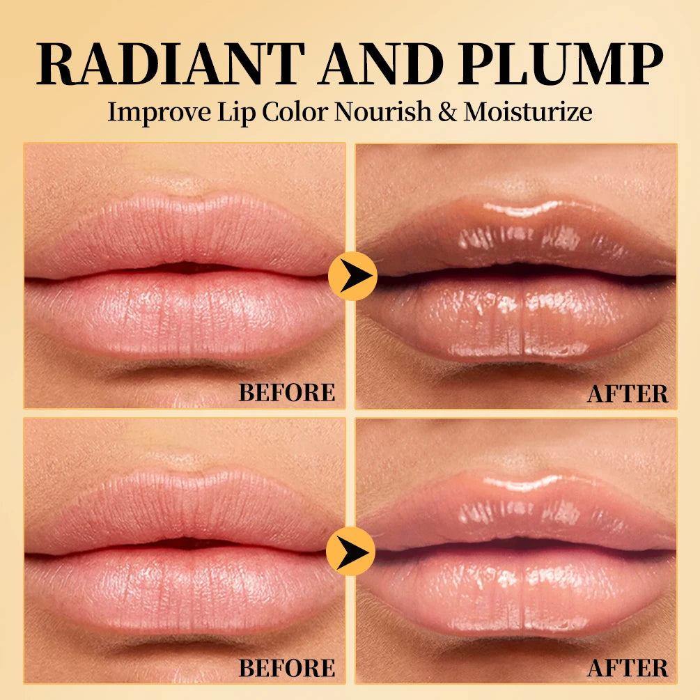 QIBEST Black Honey Colorless Lip Balm Lipstick Long Lasting Lip Stain Tinted Moisturizing Lips Plumper Nourish Makeup Lip Care Peaceful Pleasures Health and Wellness
