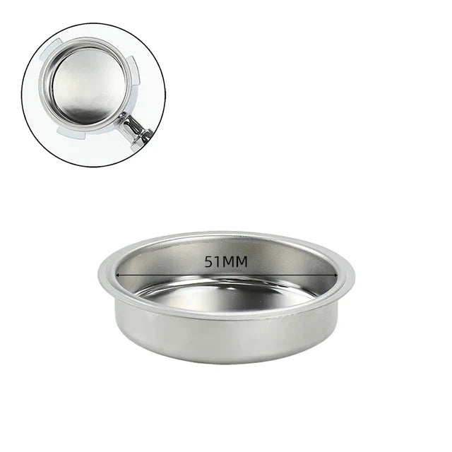 Espresso Filter Basket 51mm 58mm – 1/2/4 Cup Replacement