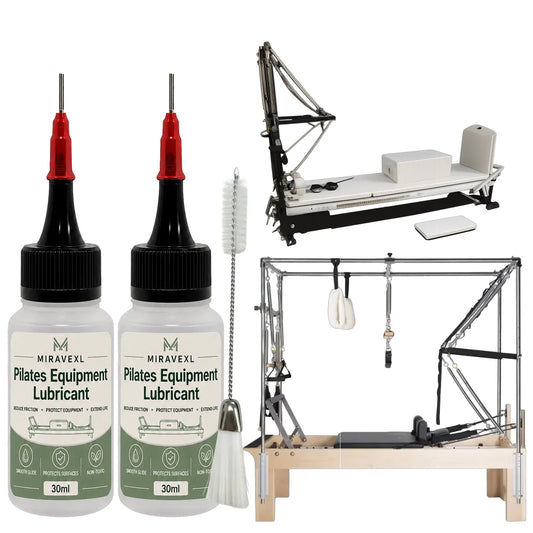 MIRAVEXL Pilates Reformer Rail Lubricant Oil 30ml + Brush Equipment Lubricant Oil Oasis Select