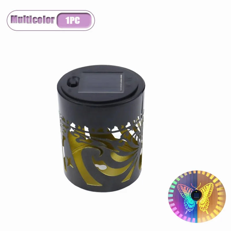 Butterfly Solar Wall Sconce | Warm & 7-Color Outdoor Garden Light
