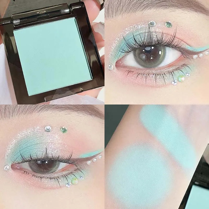 Purple Glitter Eyeshadow Shimmer Plate | Waterproof Long-Lasting