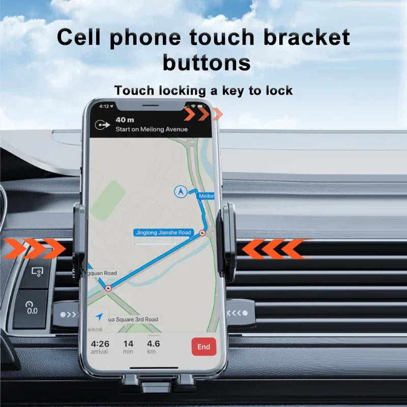 Universal Car Dashboard Phone Holder – 360° GPS Mount