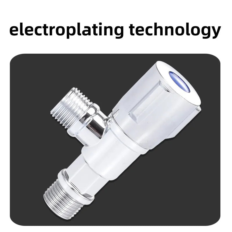 Plastic Angle Stop Valve G1/2 – Toilet & Sink Shut-Off