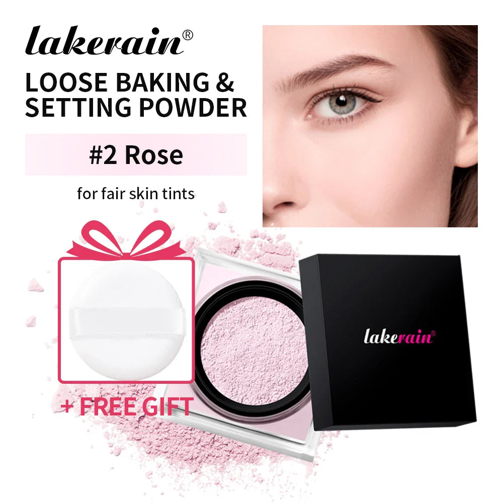 Loose Baking & Setting Powder – Matte Oil Control, 4 Shades